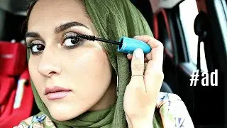 Date Night Look with MEGA MULTIPLIER MASCARA  - GRWM in the car!