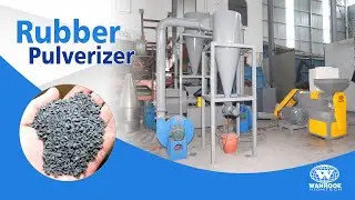 40-120 Mesh Rubber Pulverizer Machine Waste Tire/Tyre/Rubber Grinder/Milling Machine