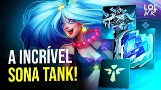 A BUILD da Sona TANK pra voc&ecirc; SURPREENDER - League of Legends Wild Rift Gameplay