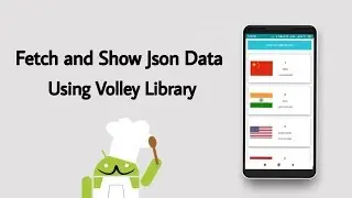 Fetch and show data from Rest API using Volley Library:  Androchef