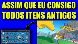 HACK SIMPSONS TAPPED OUT HACK &ndash; TODOS ITENS ANTIGOS &ndash; COMO TER ITENS ANTIGOS