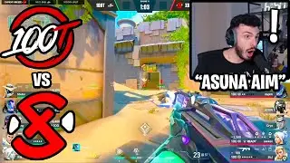 TARIK REACTS TO 100 Thieves vs Xset - HIGHLIGHTS - VCT 2022 - NA - Main Event | VALORANT