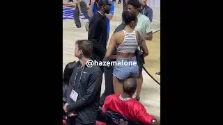 Angel Reese & Sam Cassell #nba #wnba #viral #explore #basketball #fyp #foryou #love #espn #sports