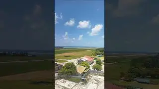 Maldives airport runway with beautiful nature view | Gan airport runway Maldives