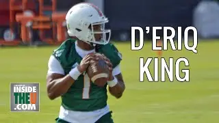 QB D'Eriq King in SECOND Practice with the Miami Hurricanes! | 2021 NFL Draft