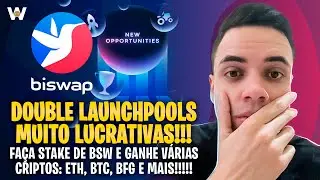 BISWAP - CONHE&Ccedil;A AS DOUBLE LAUNCHPOOLS SUPER LUCRATIVAS | Fa&ccedil;a Stake de BSW e ganhe criptomoedas !!!