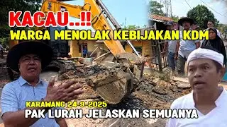 PASCA DISIDAK KDM❗PAK LURAH EMOSI WARGA TOLAK DIBONGKAR  || Update NORMALISASI IRIGASI KARAWANG 