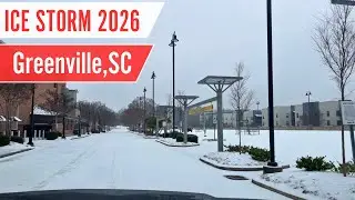 Ice Storm Update: Greenville, South Carolina ❄️ January 25, 2026