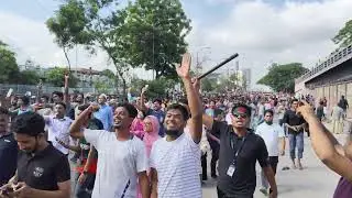 Taste of freedom 5 August mass uprising Bangladesh uncut video.