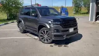 Рестайлинг GBT Toyota Land Cruiser 200 из 2008 года с обвесом WALD и антихром