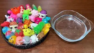 Festival of Colors !! Mixing StressBalls Into Clear Slime !! Satisfying Slime Smoothie #756