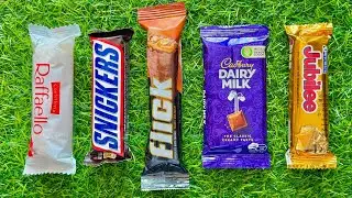 ASMR Most Popular Candys / Some Lots Of Colorful Rainbow Lollipop Candy / Unpacking Chocolate Eat