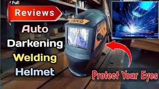 🔥FULL REVIEWS Auto Darkening Welding Helmet Ingco brand #weldinghelmet