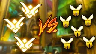 6 Gold VS 3 Grandmaster on DPS Heroes - Who Will Win? [OP PLAYS] - Overwatch VS