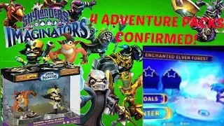 4 ADVENTURE PACKS CONFIRMED! NEW ENCHANTED Elven Forest & MUCH MORE! - Skylanders Imaginators