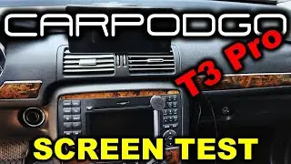 Carpodgo T3 Pro screen review in my Mercedes R350