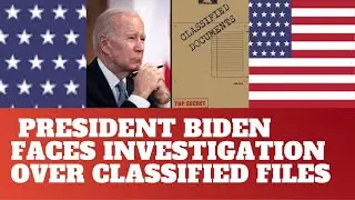President Biden faces investigation over classified files.#Biden#Investigation#Politics
