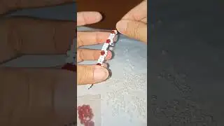 diy herringbone daisy bracelet #cutebeads #easypattern