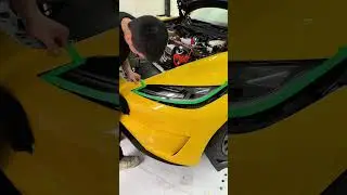 Tesla Model 3 highland modified performance front bumper mesh #tesla
