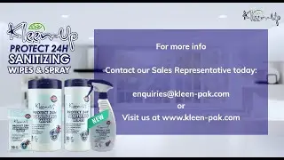 Kleen-Up Protect 24H Sanitizing Wipes & Spray