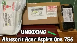UNBOXING Aksesoris Laptop ACER Aspire One 756