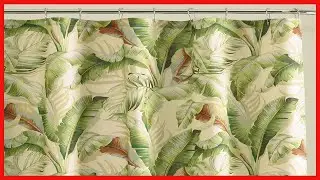 Great product -  Tommy Bahama - Fabric Shower Curtain, Tropical Lightweight Style, Hook Holes Top