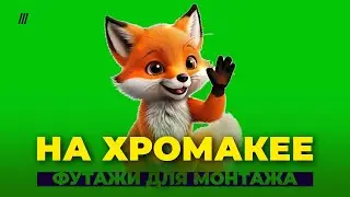 🎬 ЛУЧШИЕ ФУТАЖИ ДЛЯ МОНТАЖА НА ХРОМАКЕЕ: ДОБАВЬ ОГНЕННЫХ ЛИС В СВОИ ВИДЕО! 🔥🦊