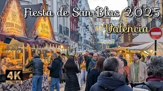 Fiesta de San Blas Valencia 2025 4K