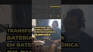 Transformei minha bateria ac&uacute;stica em uma bateria silenciosa  🥁🔇