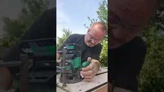 hikoki cordless router, review worktop joint , butt and scribe
