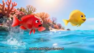 Little Fish Song | Kids Nursery Rhyme | Baby Songs for Children | The Happy Rhymes TV