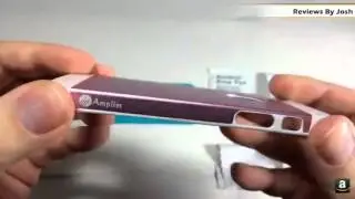 Amplim iPhone 5 5S Pink Aluminum Case + Glass Screen Protector Review