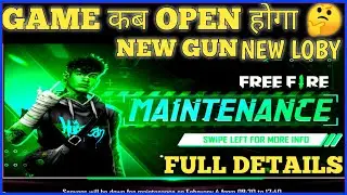free fire game is not open today | free fire maintenance problem solve | free fire maintenance |