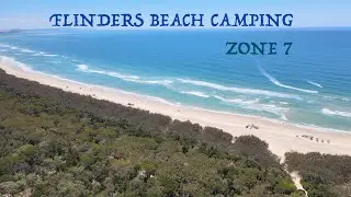 Flinders Beach Camping Campground Zone 7 with Inland Track to Amity Point on Stradbroke Island