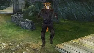 Acrobatics level 100: flying unlocked. | oblivion funny moments