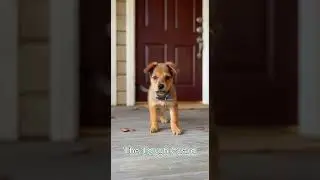 The Tough Guard &ndash; A brave little puppy meets the doorbell