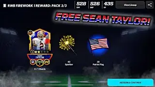 FREE SEAN TAYLOR! FIREWORK? - Madden Mobile 22