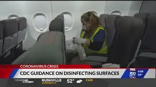 CDC guidance on disinfecting surfaces