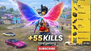 Solo squad 55 kills gameplays 🏆 in fake team conquer league 😱 #bgmi #pubg 