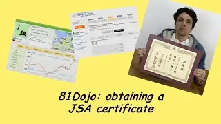 81Dojo: obtaining a real JSA certificate for your Dan or Kyu rank