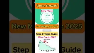 Sprout Network Mining App Step by Step Guide 🚀 | Earn Free Crypto FAST in 2025 | How to Install 🔥
