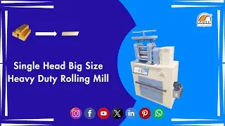 Eagle Gold & Silver Single Head Big Size Heavy Duty Rolling Mill ll Goldsmith Roll Press llTar Patti