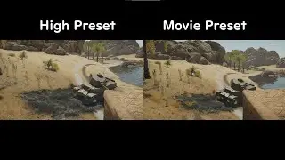 High vs Movie Graphics Presets Comparison | War Thunder