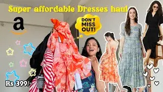 Vacation dresses haul || Amazon affordable dresses haul #latesthaul #amazonfashion 