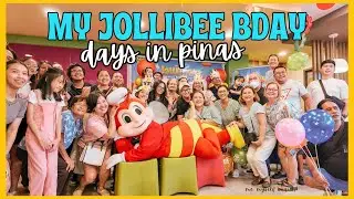 DAYS IN PINAS 🧡 MY JOLLIBEE ADULT BDAY PARTY (NKKLK UNG BDAY GIFT NI SACHI SAKIN) | LIVING DUBAI