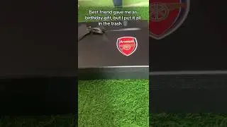 Arsenal mystery box as my birthday gift, best friend gave me. #arsenal #saka #gunners #arsenalfc