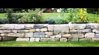 Drylaid stone wall - Southport, ME