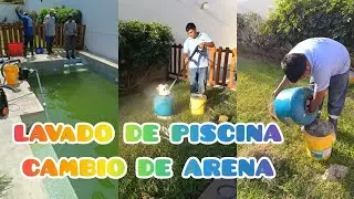 Sand Change and Pool Cleaning