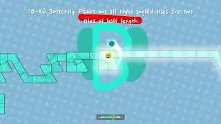 [ADOFAI Unicursed] 10-X - Butterfly Planet but all right angled tiles are two tiles of half length