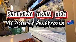 SATURDAY TRAM RIDE 21.6.25 MELBOURNE AUSTRALIA 🇦🇺 #tramride #melbourne #australia